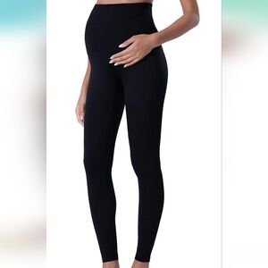 *NWT POSHDIVAH Women's Maternity Leggings Over The Belly yoga pant
